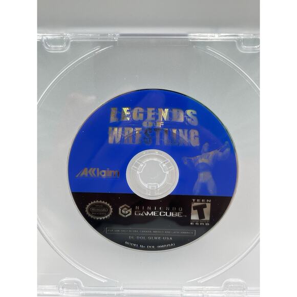Legends of Wrestling (Nintendo GameCube, 2002) Disc Only With Case - Picture 2 of 5